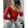 Bluzka Vero Moda czerwona